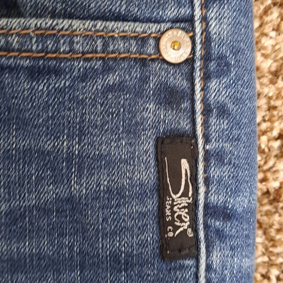 Silver Jeans Konrad Men's Straight Jeans Mid rise Blue 30x28 - Picture 5 of 11
